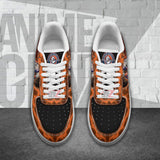 Denver Broncos Air Sneakers Mascot Thunder Style Custom NFL Sport Shoes