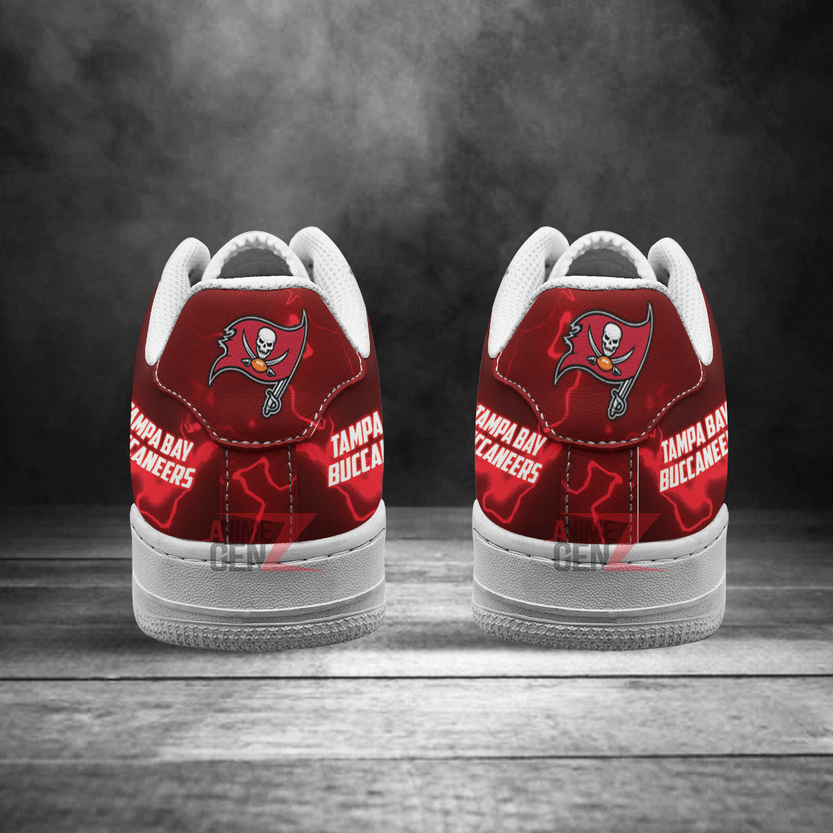 Tampa Bay Buccaneers Air Sneakers Mascot Thunder Style Custom NFL Sport Shoes