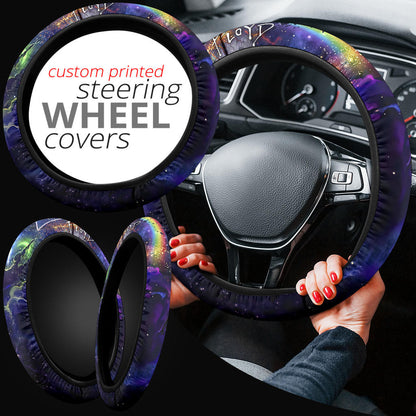 Pink Floyd Progressive Rock Band Steering Wheel Cover Music Band Car Accessories Custom For Fans AA22121202