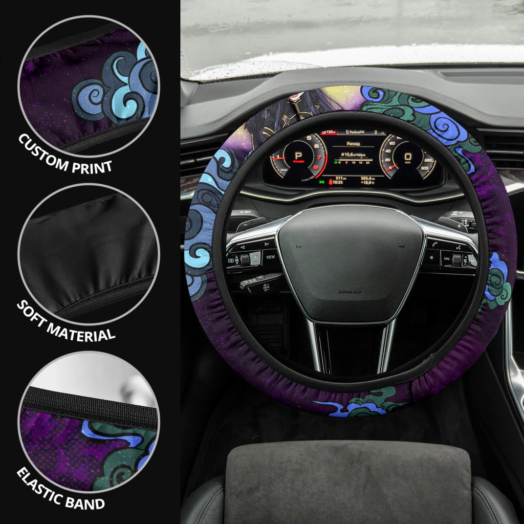 Delta Kage No Jitsuryokusha The Eminence In Shadow Anime Steering Wheel Cover Anime Car Accessories Custom For Fans AA22121303