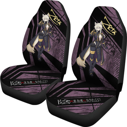 Zeta Kage No Jitsuryokusha The Eminence In Shadow Anime Car Seat Covers Anime Car Accessories Custom For Fans AA22121403