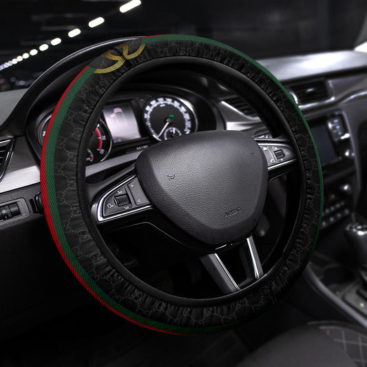 Gucci Symbol Steering Wheel Cover Fashion Car Accessories