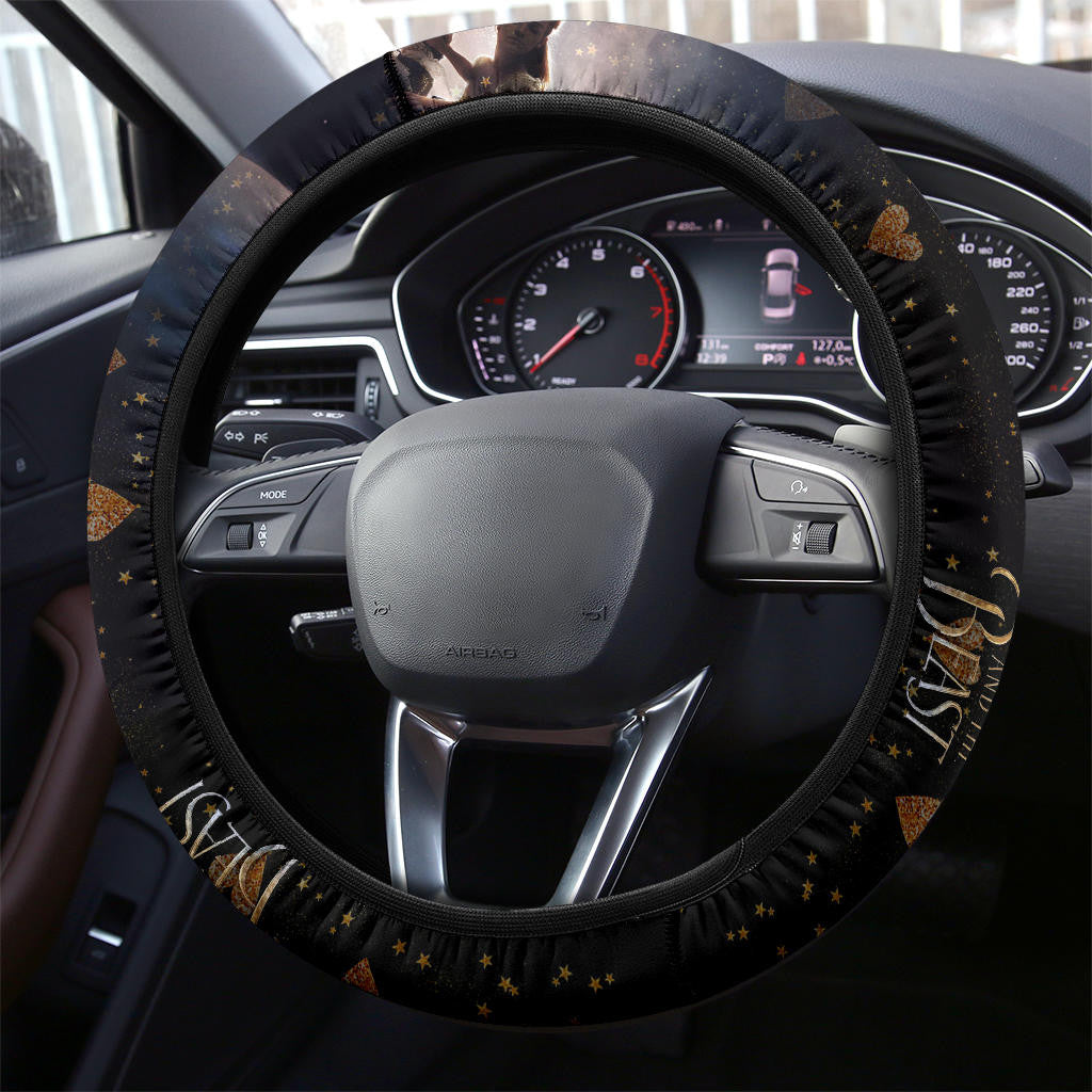 Bella Beauty And The Beast Steering Wheel Cover Cartoon Car Accessories Custom For Fans AA22121903