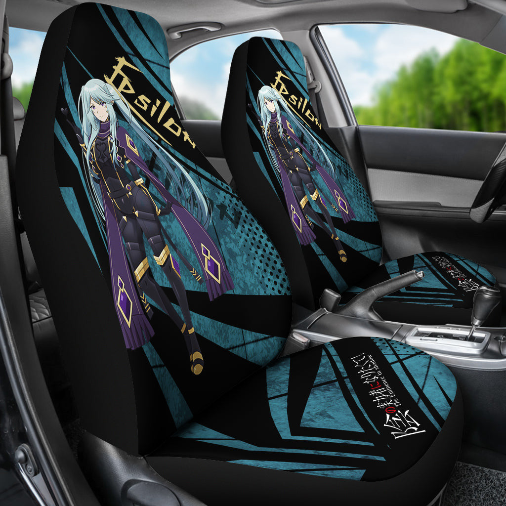 Epsilon Kage No Jitsuryokusha The Eminence In Shadow Anime Car Seat Covers Anime Car Accessories Custom For Fans AA22121404