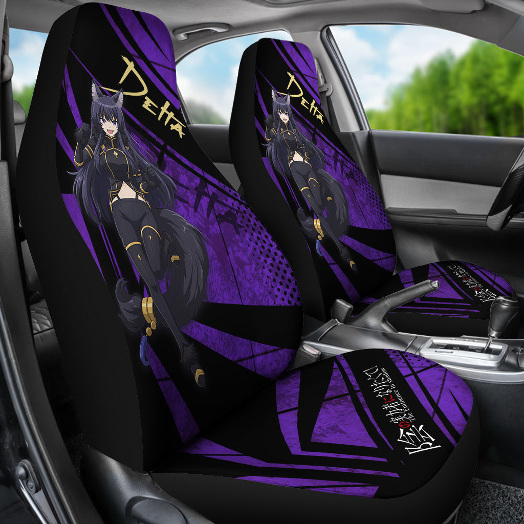 Delta Kage No Jitsuryokusha The Eminence In Shadow Anime Car Seat Covers Anime Car Accessories Custom For Fans AA22121402