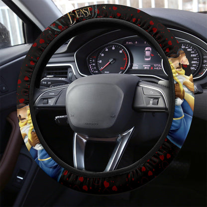 Bella Beauty And The Beast Steering Wheel Cover Cartoon Car Accessories Custom For Fans AA22121902