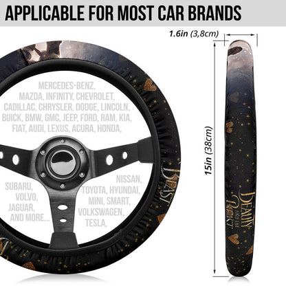 Bella Beauty And The Beast Steering Wheel Cover Cartoon Car Accessories Custom For Fans AA22121903