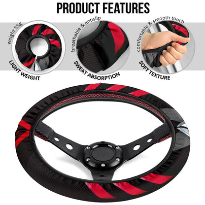 Tesla Symbol Steering Wheel Cover Automotive Car Accessories Custom For Fans AA22122004