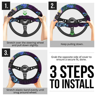 Delta Kage No Jitsuryokusha The Eminence In Shadow Anime Steering Wheel Cover Anime Car Accessories Custom For Fans AA22121303