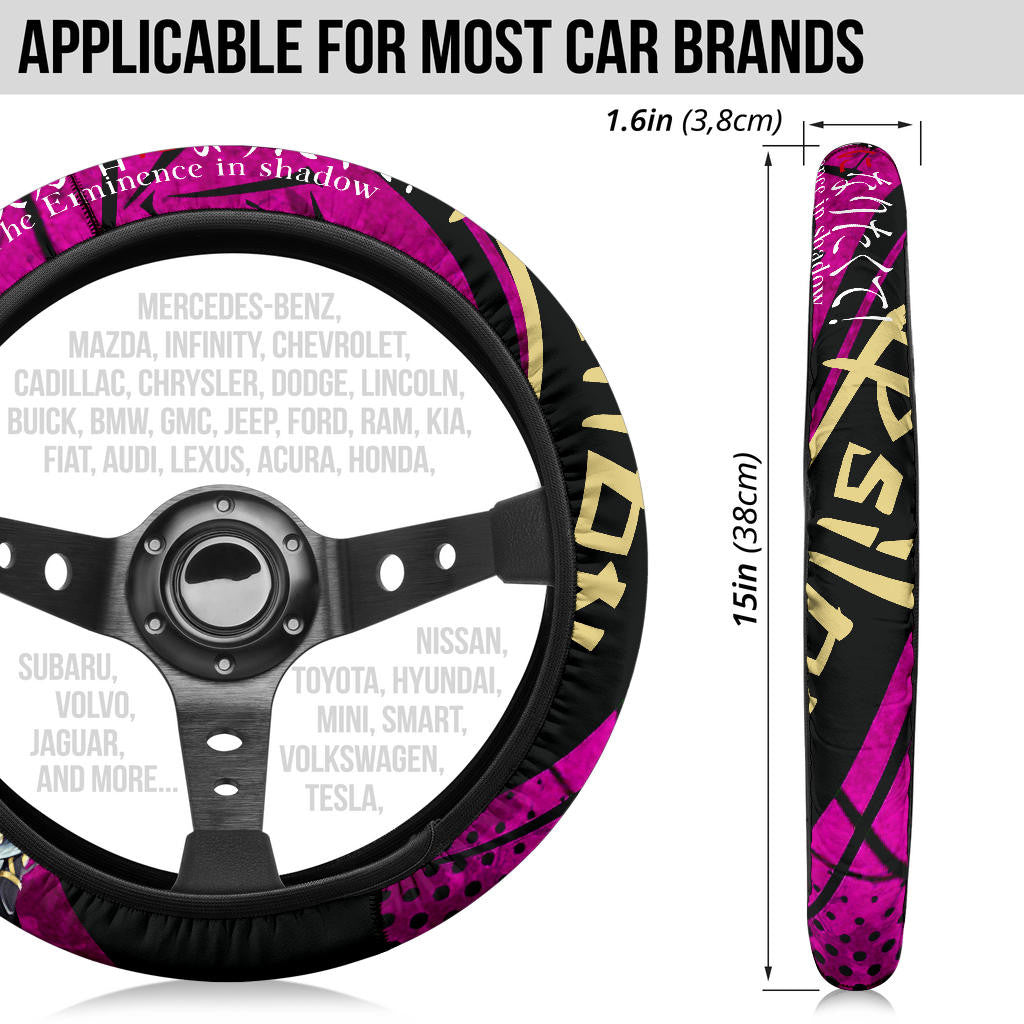 Epsilon Kage No Jitsuryokusha The Eminence In Shadow Anime Steering Wheel Cover Anime Car Accessories Custom For Fans AA22121404