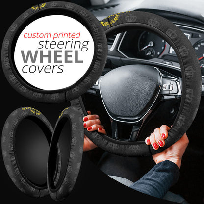 Dolce & Gabbana Symbol Steering Wheel Cover Fashion Car Accessories Custom For Fans AA22122904