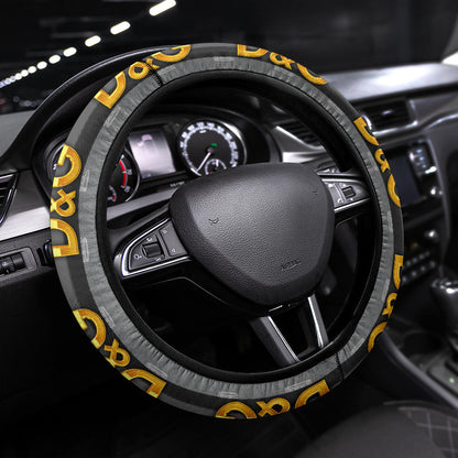 Dolce & Gabbana Symbol Steering Wheel Cover Fashion Car Accessories Custom For Fans AA22122903