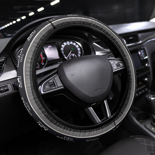 Hermes Symbol Steering Wheel Cover Fashion Car Accessories Custom For Fans AA22122902
