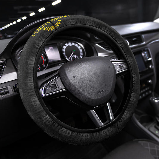 Dolce & Gabbana Symbol Steering Wheel Cover Fashion Car Accessories Custom For Fans AA22122904