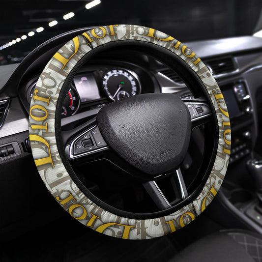 Dior Symbol Steering Wheel Cover Fashion Car Accessories Custom For Fans AA22122601