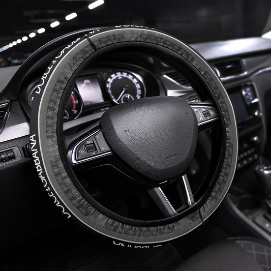 Dolce & Gabbana Symbol Steering Wheel Cover Fashion Car Accessories Custom For Fans AA22122902