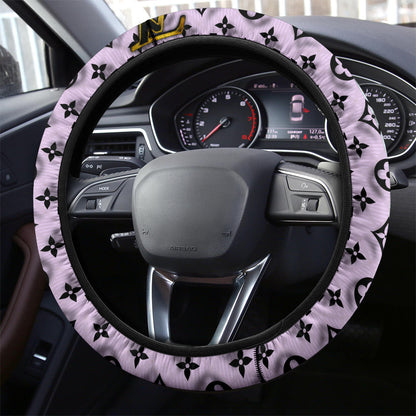 Louis Vuitton LV Symbol Steering Wheel Cover Fashion Car Accessories