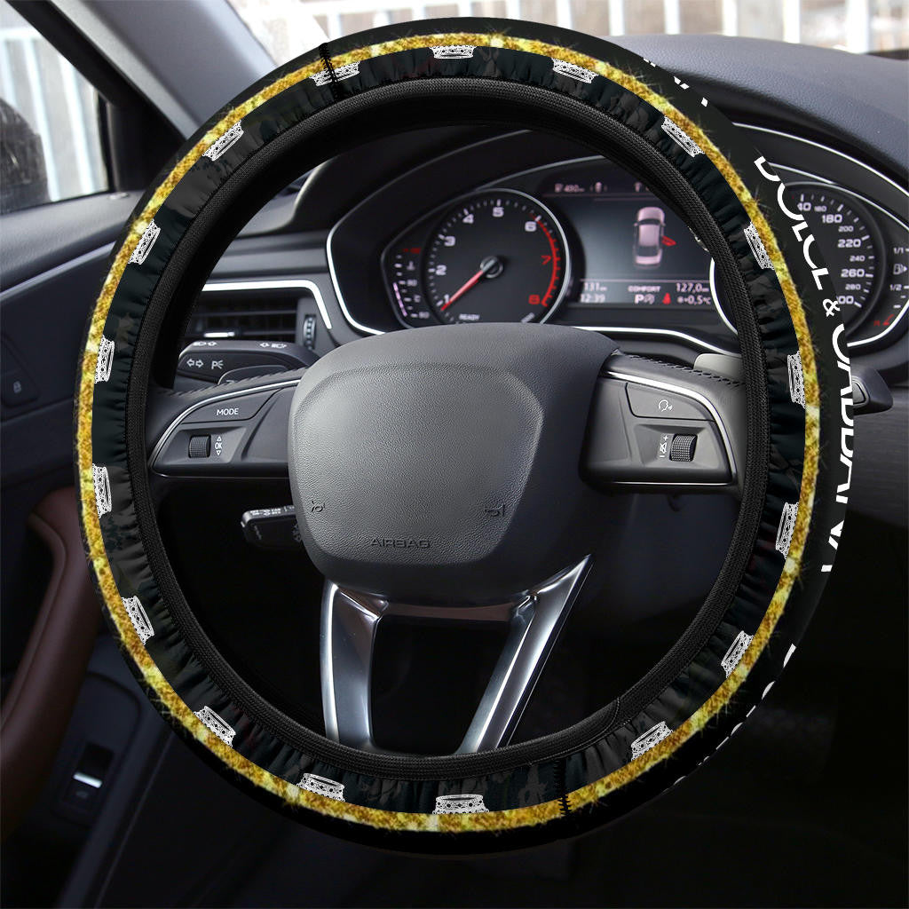 Dolce & Gabbana Symbol Steering Wheel Cover Fashion Car Accessories Custom For Fans AA22122901