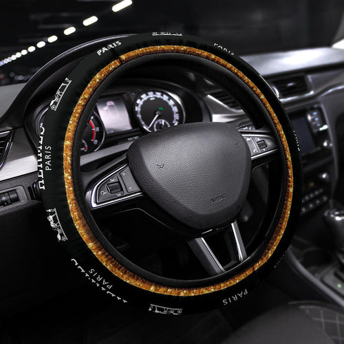 Hermes Symbol Steering Wheel Cover Fashion Car Accessories Custom For Fans AA22122901