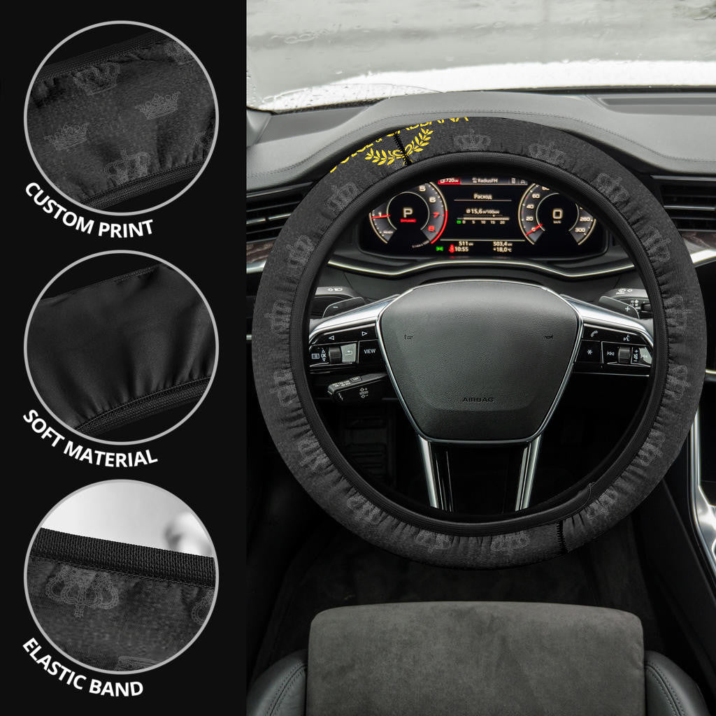 Dolce & Gabbana Symbol Steering Wheel Cover Fashion Car Accessories Custom For Fans AA22122904
