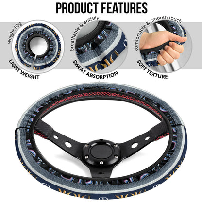 Dior Symbol Steering Wheel Cover Fashion Car Accessories Custom For Fans AA22122602