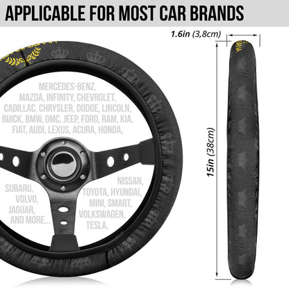 Dolce & Gabbana Symbol Steering Wheel Cover Fashion Car Accessories Custom For Fans AA22122904