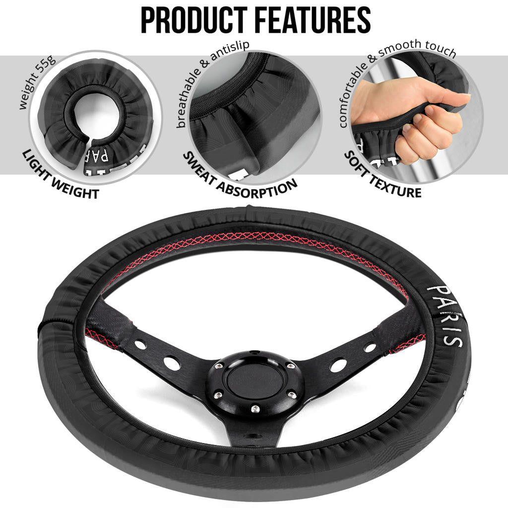 Hermes Symbol Steering Wheel Cover Fashion Car Accessories Custom For Fans AA22122903