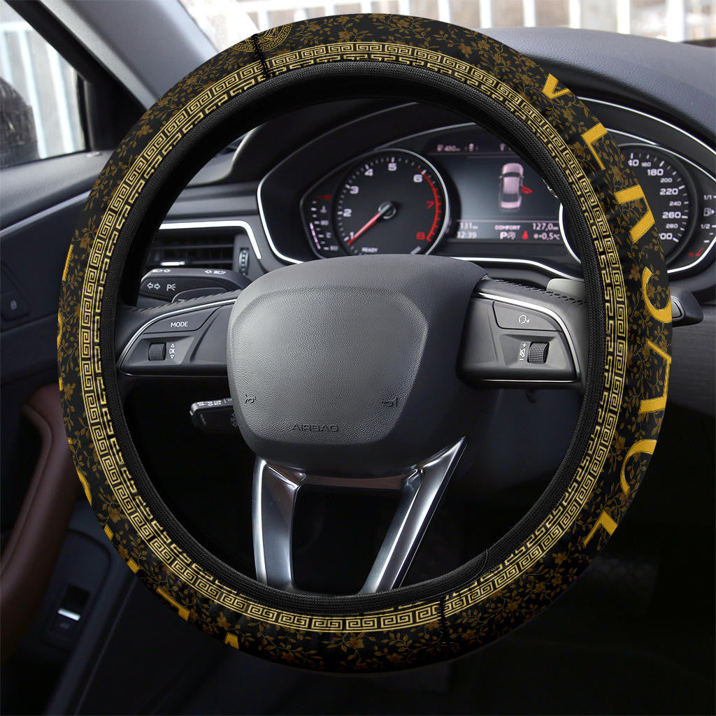Versace Symbol Steering Wheel Cover Fashion Car Accessories Custom For Fans AA22122802