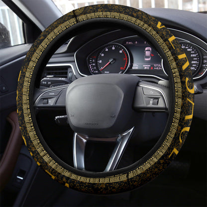 Versace Symbol Steering Wheel Cover Fashion Car Accessories Custom For Fans AA22122802