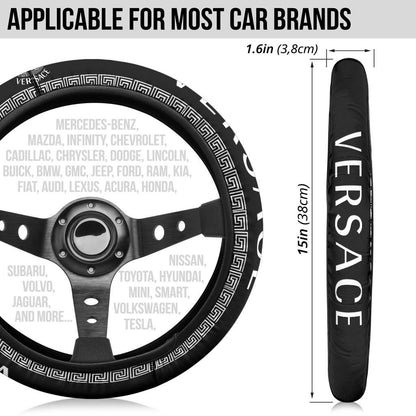 Versace Symbol Steering Wheel Cover Fashion Car Accessories