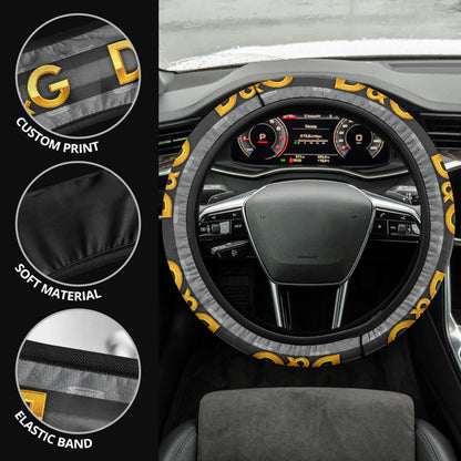 Dolce & Gabbana Symbol Steering Wheel Cover Fashion Car Accessories Custom For Fans AA22122903