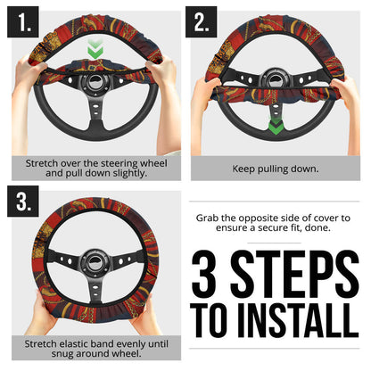 Hermes Symbol Steering Wheel Cover Fashion Car Accessories Custom For Fans AA22122904