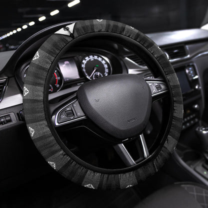 Prada Symbol Steering Wheel Cover Fashion Car Accessories Custom For Fans AA23010503