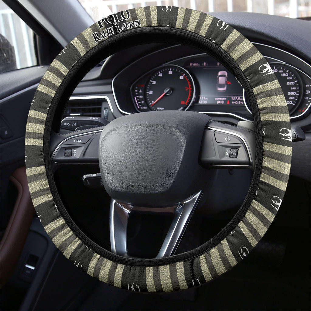 Polo Ralph Lauren Steering Wheel Cover Fashion Car Accessories Custom For Fans AA23010403
