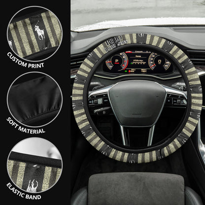 Polo Ralph Lauren Steering Wheel Cover Fashion Car Accessories Custom For Fans AA23010403