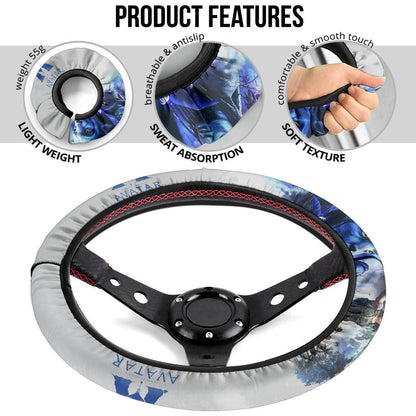 Avatar The Way Of Water Steering Wheel Cover Movie Car Accessories Custom For Fans AA23010301