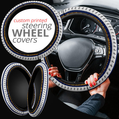 Polo Ralph Lauren Steering Wheel Cover Fashion Car Accessories Custom For Fans AA23010404