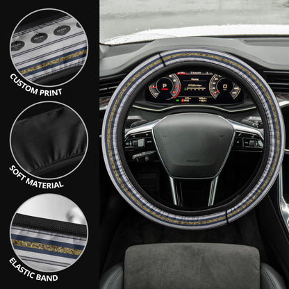 Prada Symbol Steering Wheel Cover Fashion Car Accessories Custom For Fans AA23010504