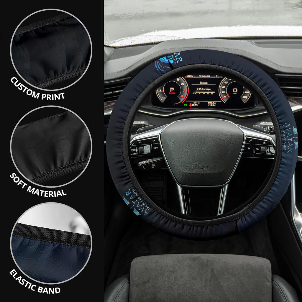 Avatar The Way Of Water Steering Wheel Cover Movie Car Accessories Custom For Fans AA23010303