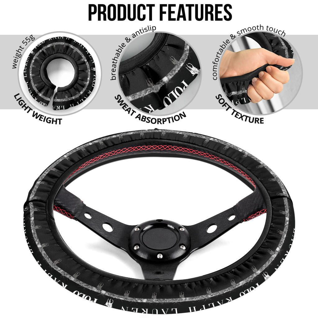 Polo Ralph Lauren Steering Wheel Cover Fashion Car Accessories Custom For Fans AA23010401