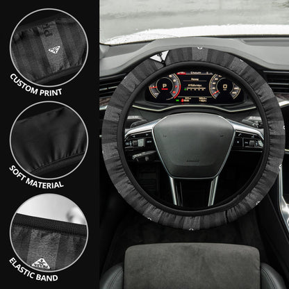 Prada Symbol Steering Wheel Cover Fashion Car Accessories Custom For Fans AA23010503